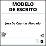 Modelo Escrito Jura De Cuentas Abogado